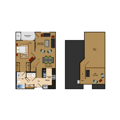 1-bedroom loft in Lorton, VA